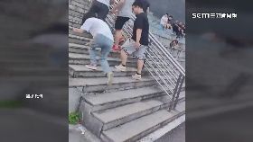 中詭梯害.摔1800