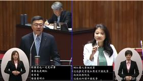 卓榮泰 林楚茵。（圖／翻攝立法院IVOD）