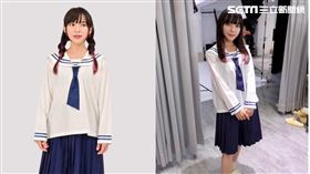 身為雄女校友的黃捷穿上「日治時期的制服」跟學生時期毫無違和感。（圖／翻攝黃捷辦公室畫面）