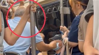 北捷再爆搶博愛座　老翁逼男讓座竟甩耳光