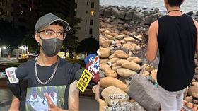 朱姓經紀人獨自前往三張犁派出所應訊。（圖／記者楊忠翰攝影）