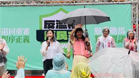 張文潔說，希望孩子能在民主時代健康成長（圖／翻攝自張文潔臉書）