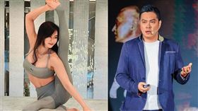 陳紹誠（右圖）與「瑜伽女神」夏米雅（左圖）戀情曝光後，遭女方老公韓先生提告；他淡出演藝圈後擔任TEDxNeihu的籌劃人之一，去年還曾受邀演講。（翻攝自陳紹誠臉書）