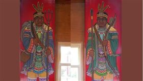 ▲西拉雅族勇士門神（圖／翻攝自臺南市政府觀光旅遊局）