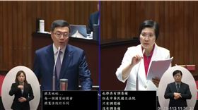 卓榮泰 徐欣瑩。（圖／翻攝立法院IVOD）