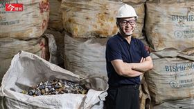 三大未來科技為國內廢乾電池最大處理廠，圖為董事長林沛毅。（圖／今周刊唐紹航攝影）