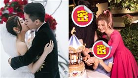 陳妍希與陳曉2人最後一次同框是在去年她的生日派對。（圖／翻攝自陳妍希michelle微博）