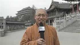 釋姓住持跟已婚女直播主開房，激戰過程被拍成性愛片，成了蔡女丈夫敲詐利器。（圖／翻攝畫面）