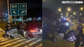 6罰20萬！男酒駕拒檢自撞匝道追逐視角曝