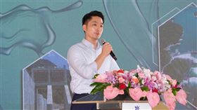 蔣萬安出席翡翠原水管通水典禮記者會。（圖／北市府提供）