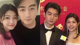陳妍希、陳曉。（圖／翻攝自微博）