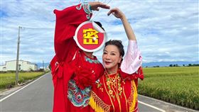 楊繡惠節目上嫁給小鮮肉。（圖／民視提供）