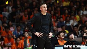 ▲PLG總冠軍賽G5，桃園璞園領航猿總教練卡米諾斯。（圖／記者劉彥池攝影）