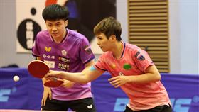 台灣桌球好手陳思羽（右）、林昀儒。（圖／國訓中心提供）
