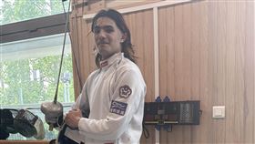 台法混血擊劍好手葛屹盧葛屹盧坦言，12歲之前沒特別覺得自己是台灣人，但在台灣練擊劍的經歷，讓他更融入台灣，也更親近家人，使他對台灣有了很強的連結。如今他希望以自身成績推動台灣擊劍發展。中央社記者曾婷瑄巴黎攝  113年6月20日