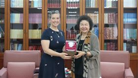 監察院長陳菊、美國在台協會處長孫曉雅（圖／監察院提供）