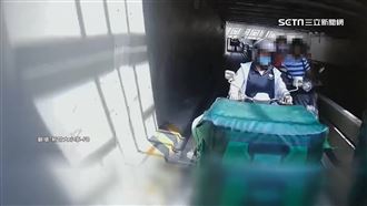 騎士「地下道躲太陽」急煞　後車險撞氣炸