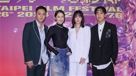 《乒乓男孩》彭裕愷、李星緯、徐若瑄、鄭人碩、施名帥、魏蔓。（圖／台北電影節提供）