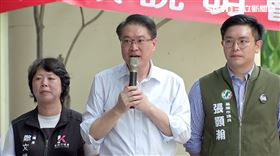 ▲民進黨秘書長林右昌「反濫權 護民主」全台宣講行動-週末基隆場