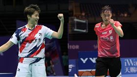 高雄大師賽女單冠軍戰將由白馭珀、許玟琪上演台灣內戰。（合成圖／羽球協會提供）