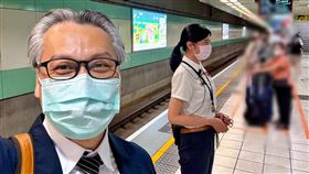 高鐵站務員「眼眶泛淚到燦笑」！醫貼合照曝背後溫暖故事（圖／翻攝自Icu醫生陳志金臉書）