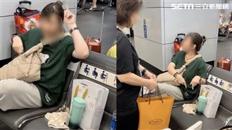 雜物也是人？大媽高鐵佔位被勸...牙起來