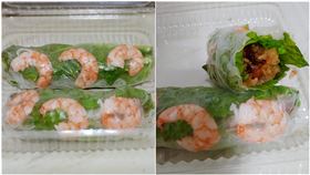 肉粽包在越南春捲裡 圖/爆廢公社