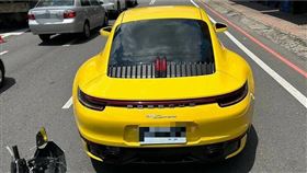 彰化,女外送員,追撞,保時捷,911,維修費（圖／翻攝畫面）