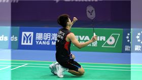 ▲高雄羽球大師賽，男單李佳豪收下巡迴賽首座冠軍。（圖／羽協提供）