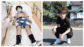 蔡桃貴動手術。（圖／翻攝自蔡阿嘎臉書）