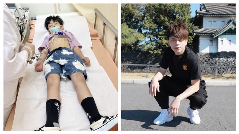 蔡桃貴動手術超乖！蔡阿嘎心疼曬病床照