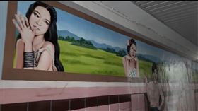 彰化公廁「爆乳妹」爆紅！國中生帶路朝聖