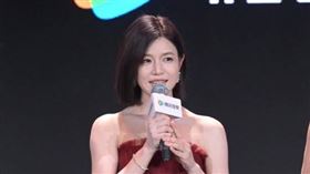 陳妍希首公開露面。（圖／翻攝自微博）
