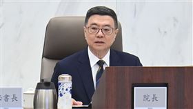 卓榮泰首次主持「行政院113年第3次治安會報」。（圖／行政院提供）