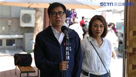 洪一中許願高雄有大巨蛋，陳其邁回應語帶玄機說表示會做政策評估，令人引頸期盼。（圖／翻攝畫面）