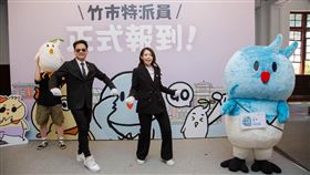 高虹安,晚安大小姐,執事,吉祥物（圖／民眾提供、新竹市政府提供）