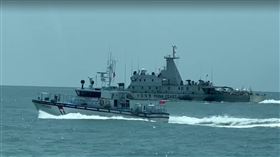海巡艇,海巡,水域,海域,海警船,金門,中國,海巡署