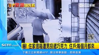 信箱遭男投巧克力7、8年　住戶：每月都來
