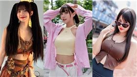 ▲李多慧（左起）、林襄、曉帆都從啦啦隊跨足唱片圈。（圖／翻攝自IG）