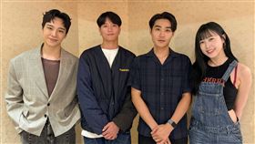 《嘎啦》儲旭、李恩佑、林靖軒、余奕墨。（圖／后花園娛樂提供）