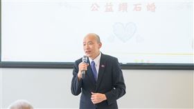 韓國瑜出席前監察院長王建煊伉儷結婚60年鑽石婚愛心餐會。（圖／韓國瑜辦公室提供）