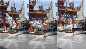 布繩,重量,吊車,繩索,石像,宜蘭,觀音,石雕