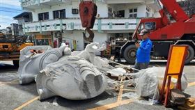 布繩,重量,吊車,繩索,石像,宜蘭,觀音,石雕