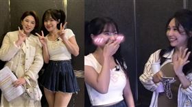 李多慧一搭電梯挑戰就遇上主播高毓璘。（圖／翻攝自完全娛樂YouTube）