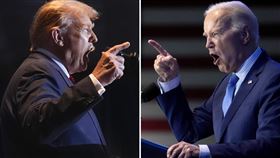川普、拜登（圖／美聯社／達志影像）