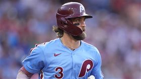 ▲哈波在比賽最後一次打擊左腿不適。（圖／美聯社／達志影像）