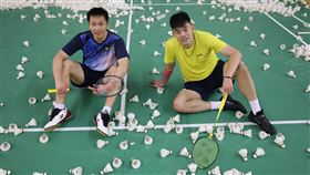 李洋（左）今年球季後就要退役，麟洋配也確定將會拆夥。（圖／國訓中心提供）