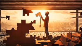 大區域的都市更新，促進城市防災能力，實現都市再生的目標。( 圖 / 資料圖取自freepik )