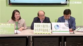 民進黨團「藍白詐騙政黨攏係假的 抹黑造謠，莫此為甚！」記者會。