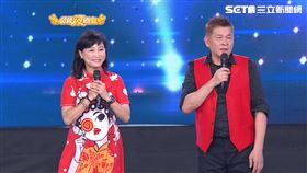 ▲《21世紀新人歌唱排行榜》選秀節目主持人-馬妞，近日難得來到<超級夜總會>中合體澎恰恰（圖／超級夜總會）